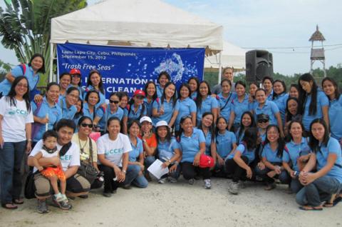 CCEF with teacher representatives from different schools in Lapu-Lapu City